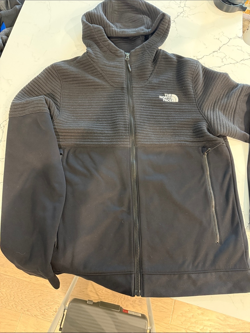 The North Face Black Lightweight Hooded Zip Jacket